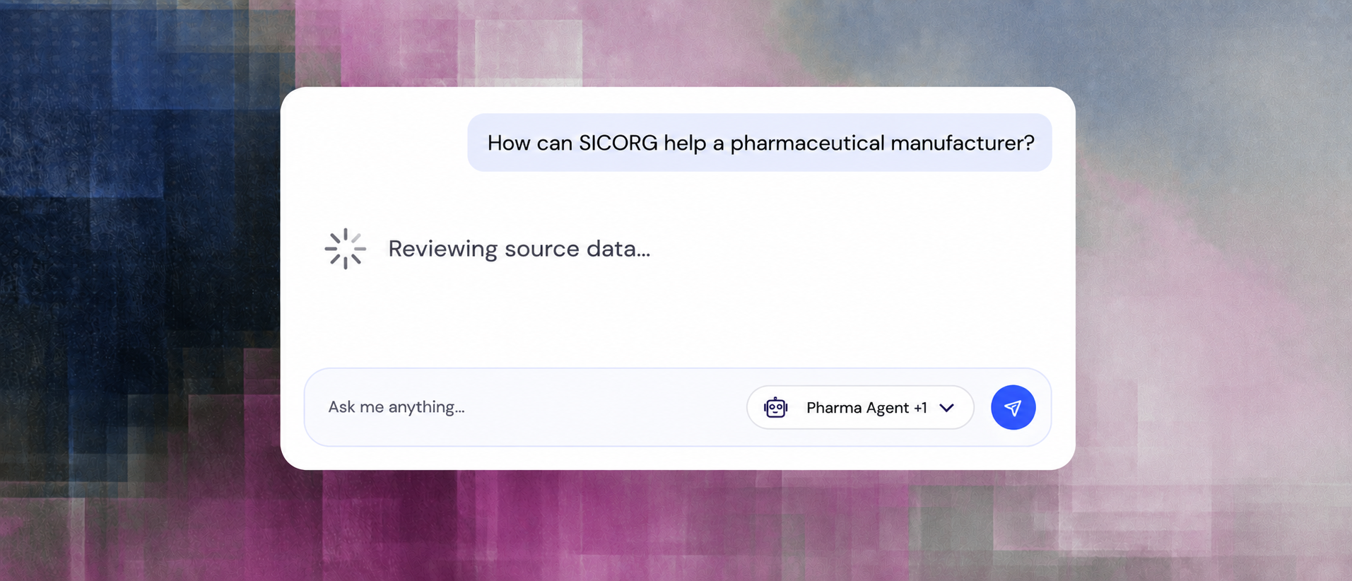 Query your pharmaceutical operations